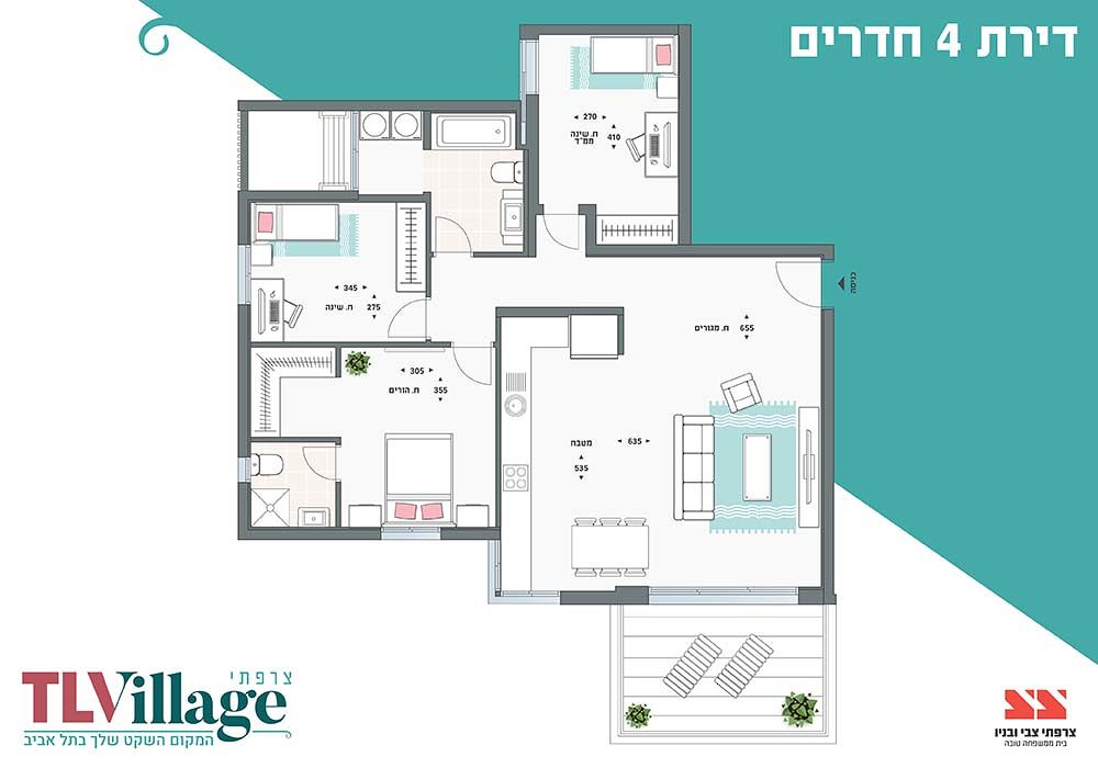 תכנית דירה 1665